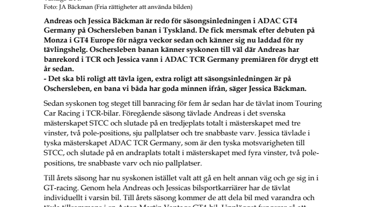 230525 SWE Pressrelease, ADAC GT4 Germany Oschersleben.pdf