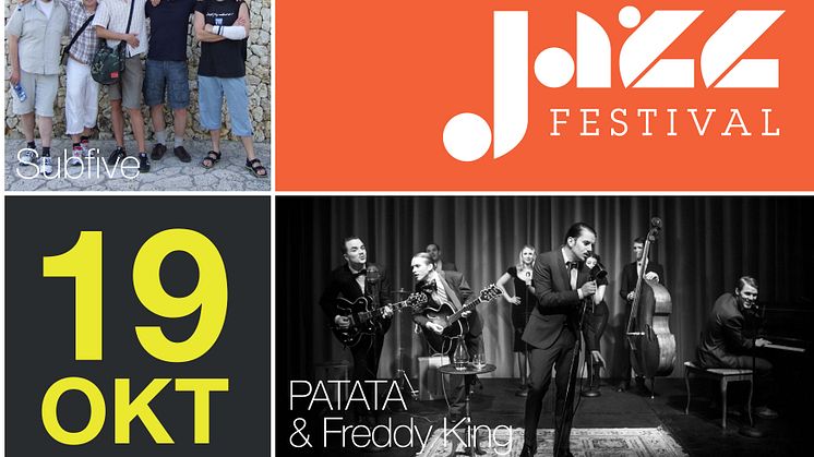 Affisch till Stockholm Jazz i Bryggarsalen 19 oktober 2014