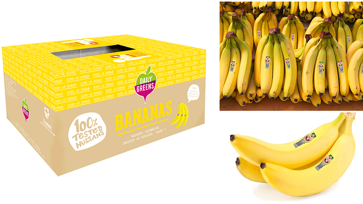Greenfood satsar på miljövänligare bananlådor –100 procent återvunnet papper reducerar klimatutsläppet och räddar 7000 träd årligen