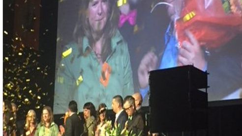Nya grepp ger jobb och första pris. Delar av One Stop Future Shop på plats på Cirkus i Stockholm och tar stolt emot Årets Välfärdsförnyare 2018. 