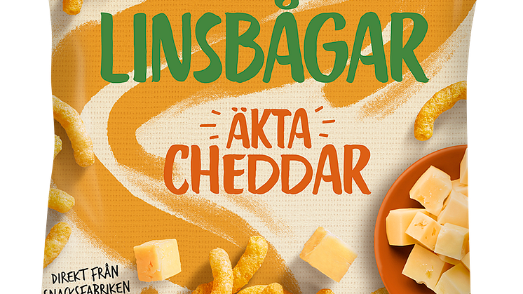 Estrella lanserar Linsbågar Äkta Cheddar 2018