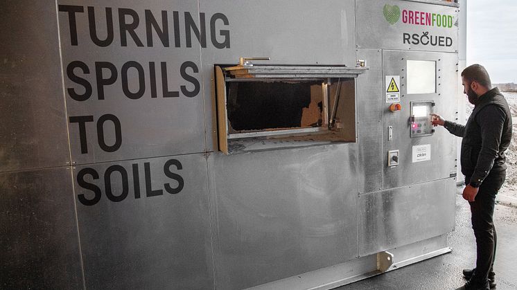 Greenfood and Rscued will turn food waste into garden soil