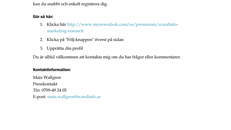 ScandInfo har nytt pressrum