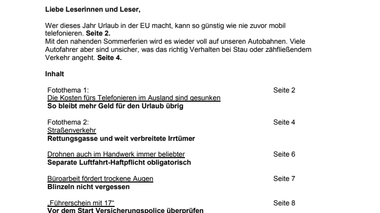 Tipps und Themen 6-2016