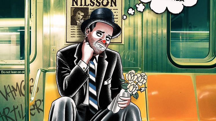 Singelomslag "Att skiljas är att dö en smula". Cover art Jonathan Thomsen. 