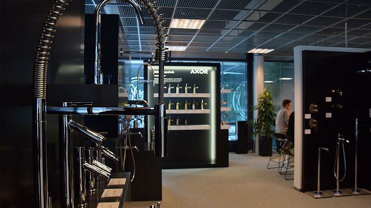Hansgrohe Suomi uusi showroom avattu Helsingin Arabianrantaan