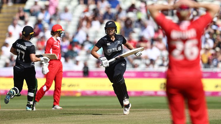 Team England's cricketers lost to New Zealand in the Bronze Medal match. Photo: Getty Images