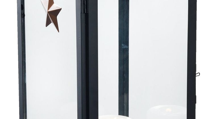 Lanterne THULIT B22xL21xH53cm noir