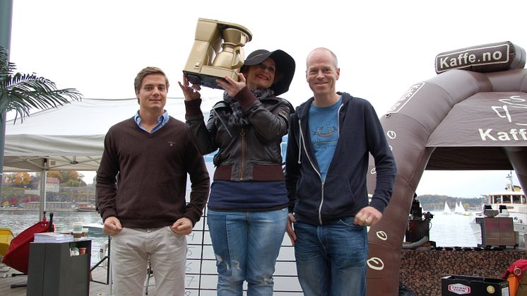 På seierspallen NM i Slappa 2014