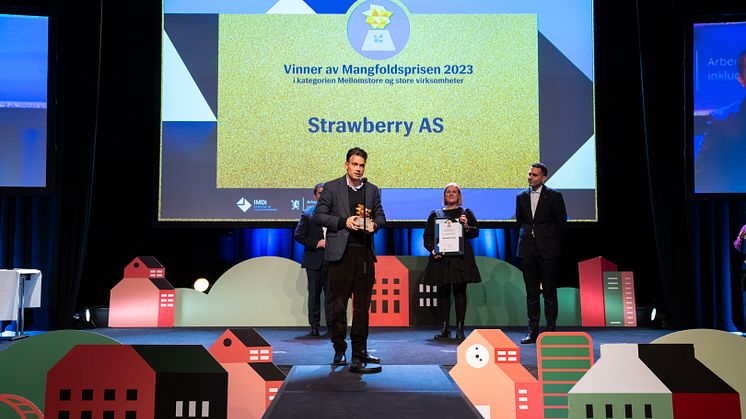 Strawberry er vinner av Mangfoldsprisen 2023. Foto: Nikolas Gogstad-Andersen.  