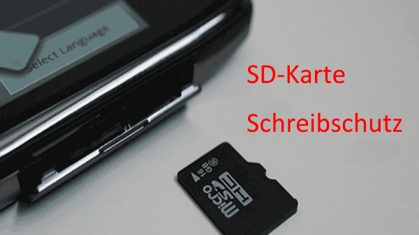 Schreibschutz der SD-Karte