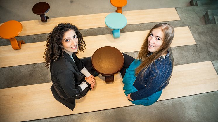Hajdi Moche och Nathalie Hallin