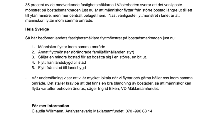 Flyttmönstret i Västerbotten 