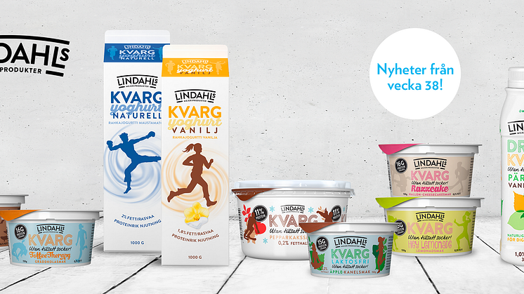 Lindahls lanserar kvargyoghurt i 1000 g-förpackning