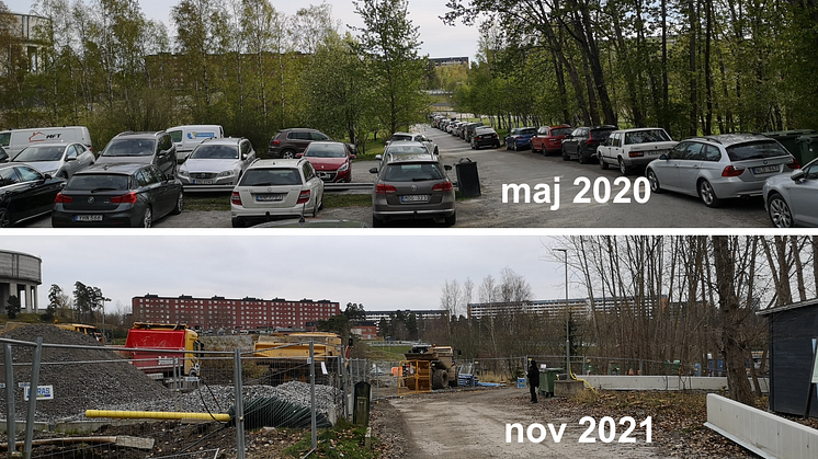 Parkens entré 2020 och 2021