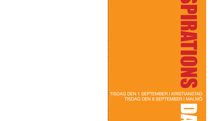 Skattebetalarnas Inspirationsdag i Malmö, 8 september