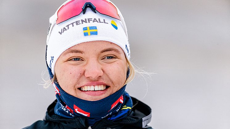 Linn Svahn nyopererad. Är trött och sliten men fast besluten om att att satsa framåt