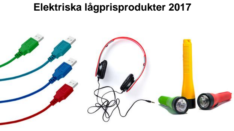 Rapport om elektriska lågprisprodukter 2017