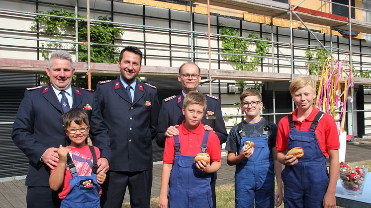 Im Einsatz für Bärenherz: Jugendfeuerwehr Sachsen engagiert sich für das Kinderhospiz