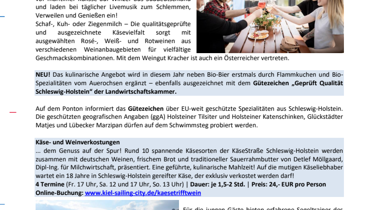 „Käse trifft Wein“ - Eine kulinarische Genussmeile!