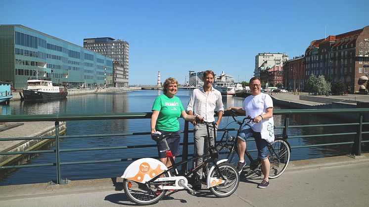 – Vi vill att fler ska kunna välja cykeln och det måste vi i politiken skapa förutsättningar för, säger Patrik Holmberg (C), ledamot i regionala utvecklingsnämnden. 