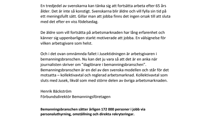 Trist stegfel av Jusektidningen