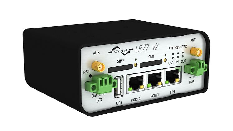 4G router LR77 i fullversion med plastkapsling