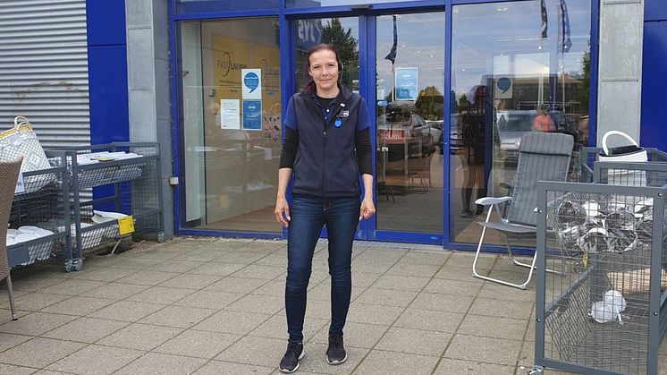 Butikschef Majken glæder sig til at genåbne butikken for kunderne