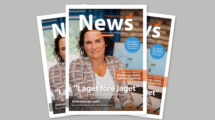 Fasadgruppen News - nytt nummer ute nu!