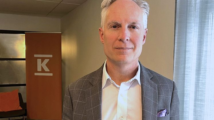 Fredrik Kjellgren är ny CFO för Kesko Sverige. 