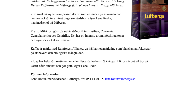 Trendigt presskaffe går hem hos unga