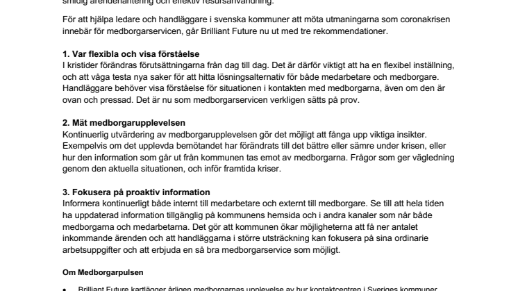 Så kan Sveriges kommuner stötta medborgarna i krisen