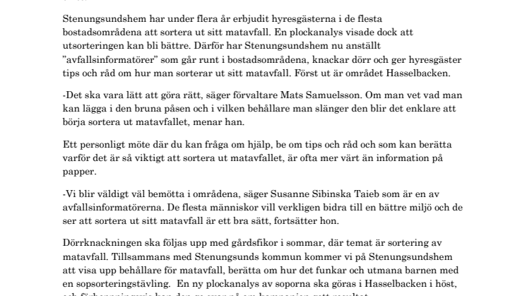 Stenungsundshem knackar dörr för miljön