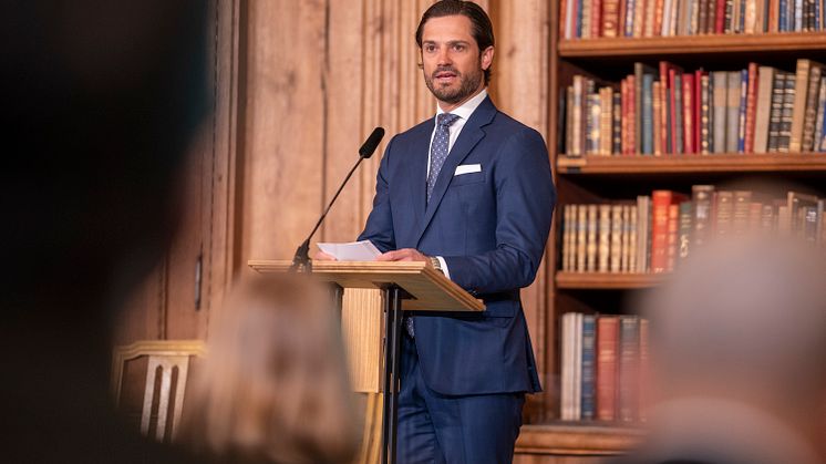 H.K.H. Prins Carl Philip talar vid World Dyslexia Assembly Stockholm