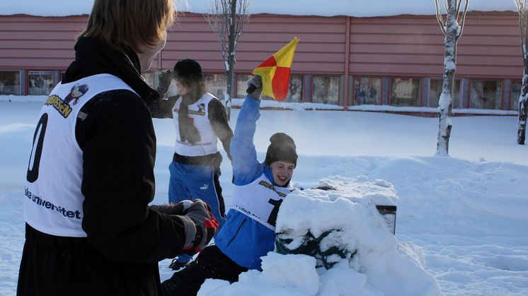 SM i snöbollskrig mycket nära