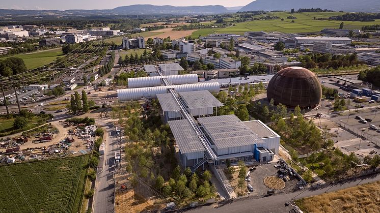 CERN Globe and Gateway Areal © CERN