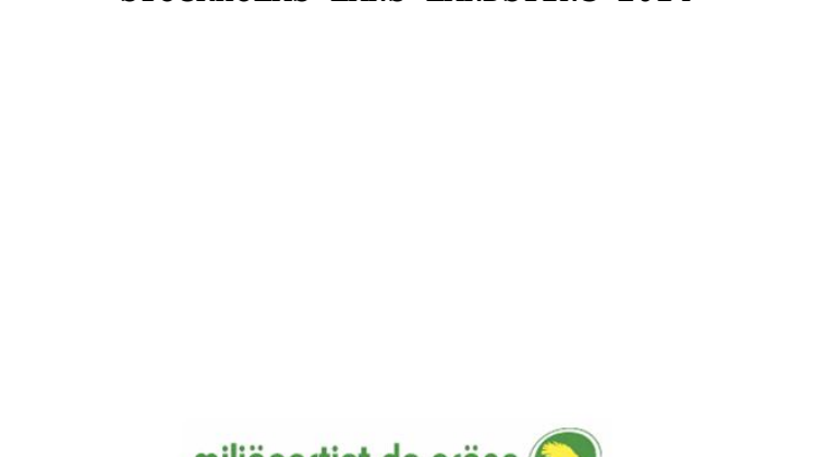 Miljöpartiets budget 2014
