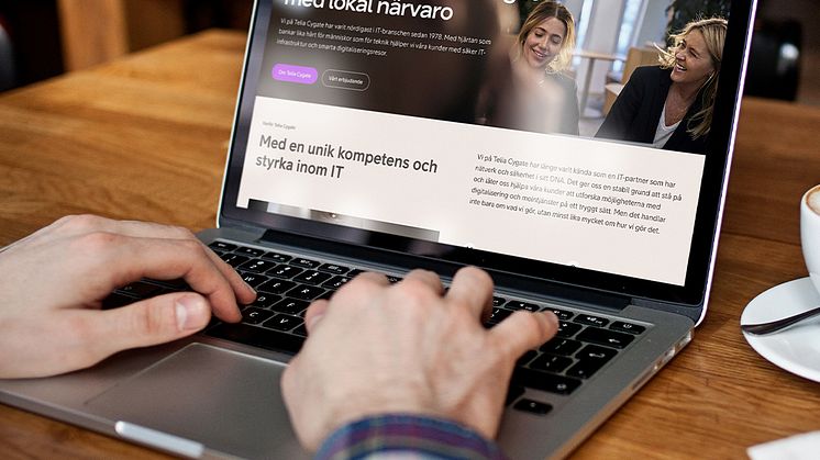 Telia Cygate lanserar ny webbplats 