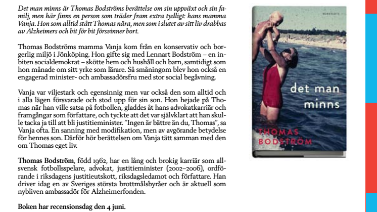 Thomas Bodström: Det man minns