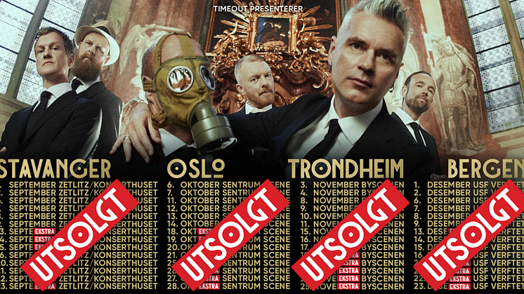 Kaizers Orchestra-turné utsolgt
