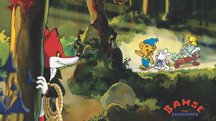 Filmen ”Bamse och Tjuvstaden” visas i Kolmårdens Delfinarium
