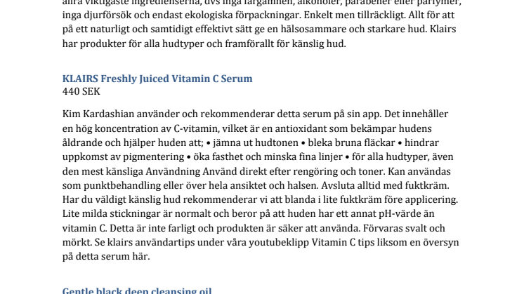 Vi öppnar webbutik med koreanska hudvårdsprodukter!