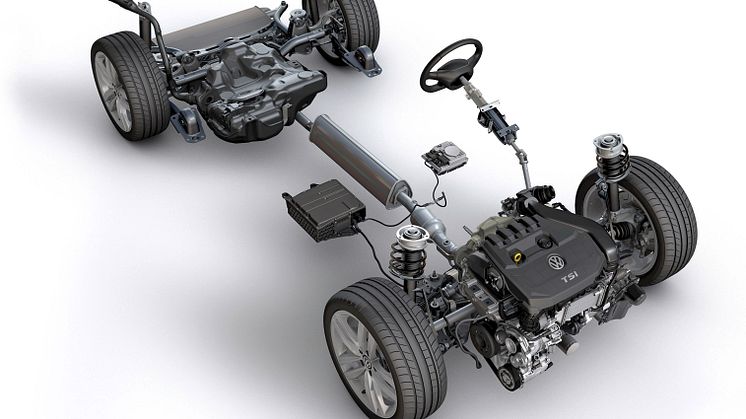 Næste års Golf 8 vil blive udstyret med mild-hybrid-system på 1,0 TSI DSG og 1,5 TSI DSG