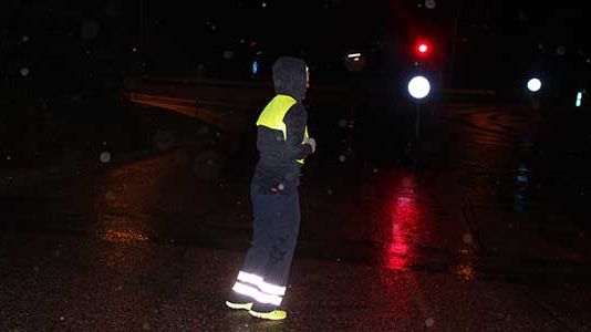 Mörkerövning vid Aggerudsskolan