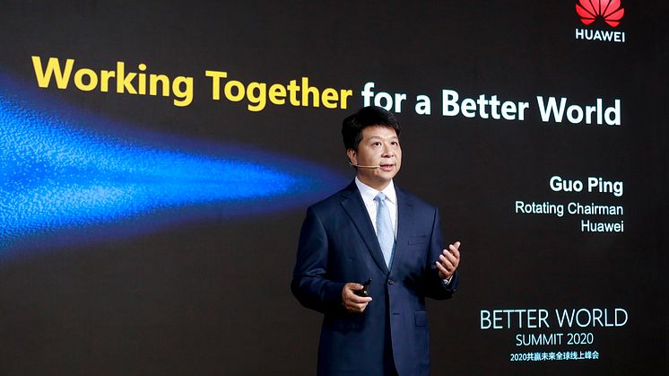 Better World Summit 2020, roterande ordförande Guo Ping