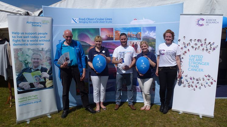 Ipswich-based Fred. Olsen announces its new staff charities for 2015/16