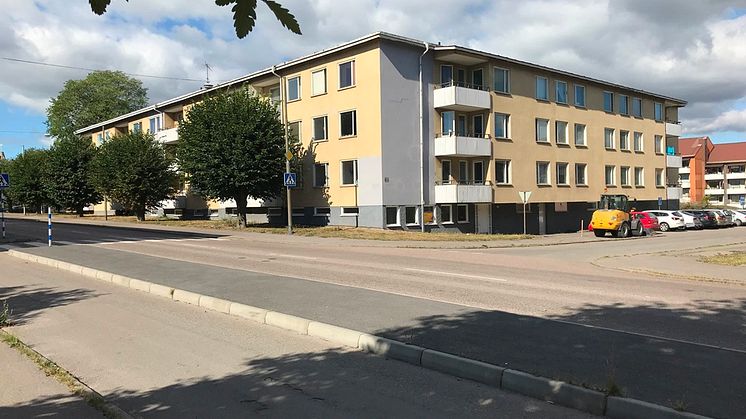 Föreningsgatan 35, en av fastigheterna som är med i köpet. 
