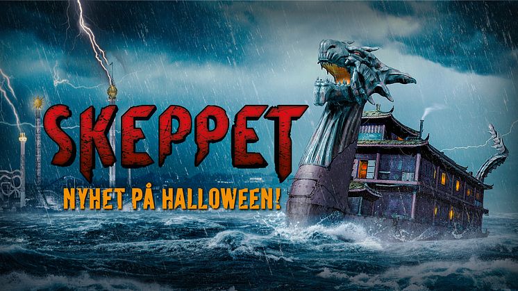 Skeppet är årets läskigaste nyhet på Halloween på Gröna Lund