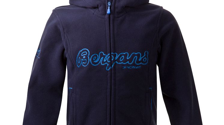 Bryggen Kids Jacket - Navy/Sky Blue