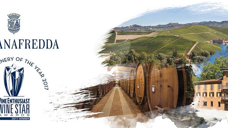 ​Fontanafredda tilldelades "European Winery of the Year" av Wine Enthusiast